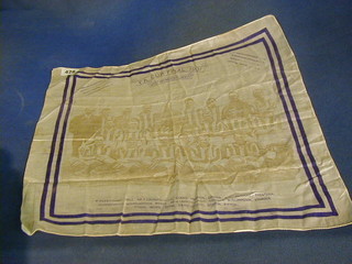 A silk handkerchief decorated the West Bromwich Albion Football Club 1931 FA Cup Final team