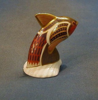 A Royal Crown Derby figure of a tropical fish "Guppy" the base marked L111