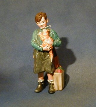 A Royal Doulton figure "Boy Evacuee" HN3202 