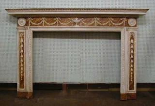 A Scaglio Adams style fire surround 72"