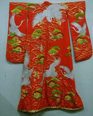 A pair of fine quality Japanese silk wedding robes