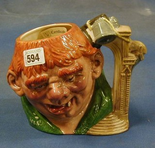 A large Royal Doulton character jug, Quasimodo, limited edition by David Biggs, complete with certificate,