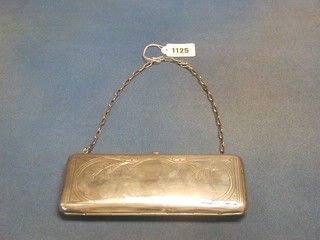 A lady's 1920 Russian silver evening bag