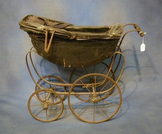 A childs Victorian style perambulator