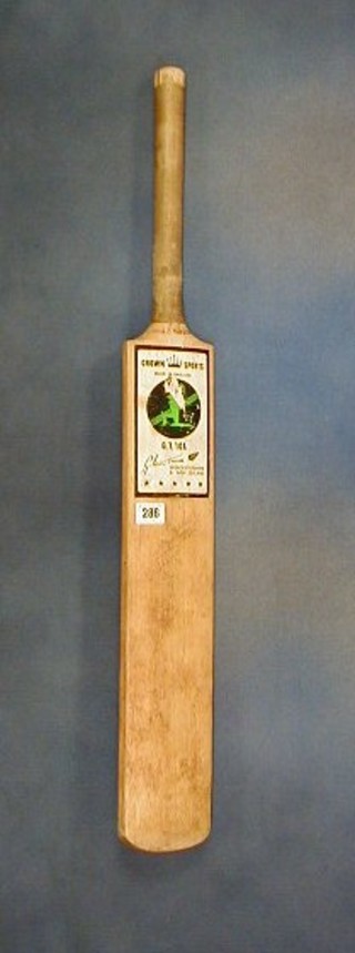 A Crown Sports Glen Turner cricket bat