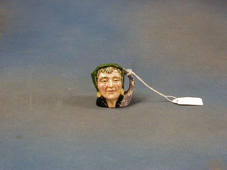 A miniature Royal Doulton character jug, The Fortune Teller