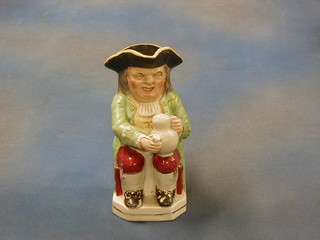 An 18th/19th Century Staffordshire Toby of Toby Philpot 10"