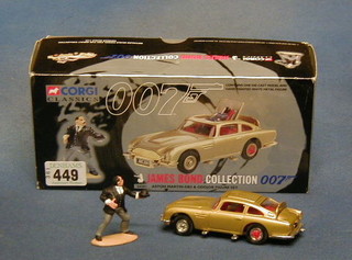 A Corgi Classic 007 James Bond Collectors Aston Martin DB5 and Odd Job figure boxed