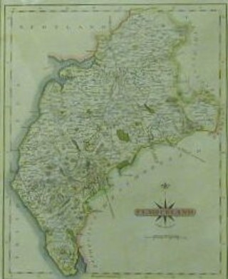A John Cray map of Cumberland 10" x 8"