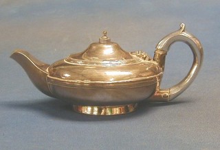 A Georgian style silver plated teapot