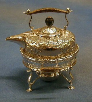 A Victorian silver plated tea kettle "The Original Ambleside Kettle"