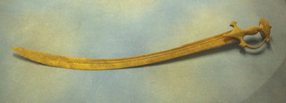 A 19th Century Afghan crescent shaped sword