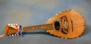 A mandolin labelled Lazzaro