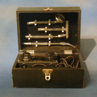 A 1930's Commercial medical set, cased