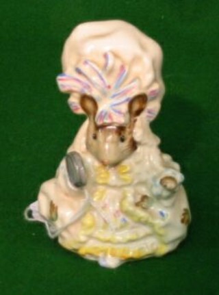 A Beatrix Potter figure "Lady Mouse" brown mark to base