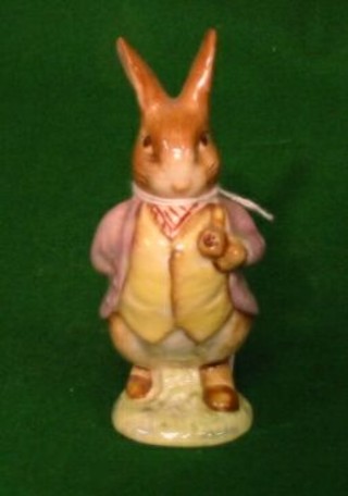 A Beatrix Potter figure "Mr Benjamin Bunny"