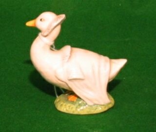 A Beatrix Potter figure "Rebecca Puddleduck"