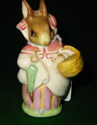 A Beatrix Potter figure "Mrs Rabbit"