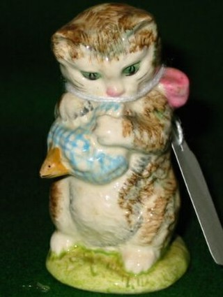 A Beatrix Potter figure "Miss Moppet"