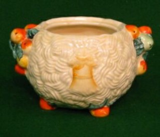 A Clarice Cliff Celtic Harvestware pottery preserve jar 3" (no lid)