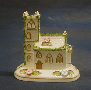 A Coalport porcelain model "The Village Church"