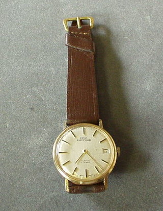 A gentleman's Emperor wristwatch in a 9ct gold case