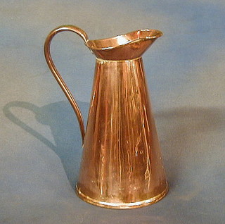 A copper jug 11"