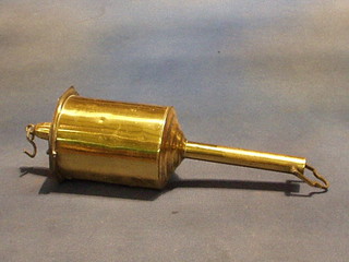 An old brass spit jack