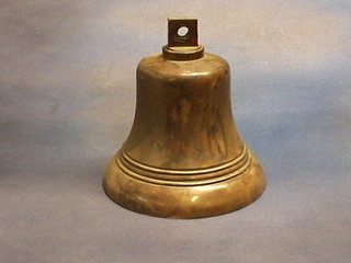 A large brass ships bell