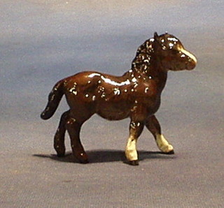 A Beswick figure of a standing Shetland Pony 4"