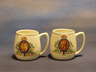 An Edward VIII Toby jug and a George VI do.