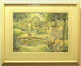 Paul Simmons, "Walled Garden" 18" x 24"