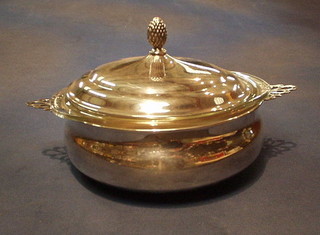 An American silver plated tureen and cover