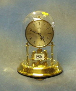 A German 400 day clock by Kona complete with dome