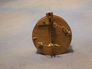 A Charles Frosham & Co circular striking clock movement marked Charles Frosham & Co to the Queen 1935
