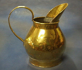 A large brass jug 15"