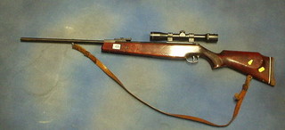 A German air rifle with telescopic sight