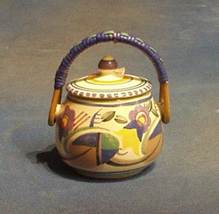 A Poole Pottery preserve jar, marked 111, 3"