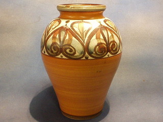 A Langley ware Art Pottery vase 13"