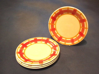 4 pottery plates by Habitat