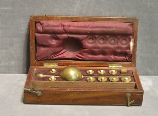 A Sykes hydrometer (missing thermometer and magnifying glass), cased