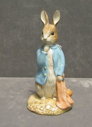 A Royal Albert figure of Peter Rabbit with handkerchief 