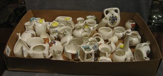 34 pieces of Goss and other items of crested china