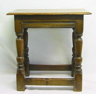 An oak joyned stool 18"