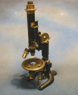 A J Swift & Sons single pillar microscope marked 17 471, London