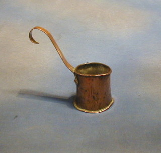 A 19th Century copper milk measure