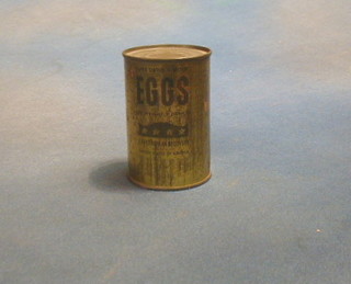 A tin of WWII American dried egg