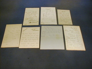 A signed letter from Colin Cowdray, dated September 1965 and 8 other letters from 42 Portland Square W, Queen Anne's Mead Windsor, Brook House Park Lane W, Moulton Paddocks New Market, The Turf Club Piccadilly, Kirby Hall Milton Mowbray, The Board of Agriculture and Ascot Wing Leighton Buzzard