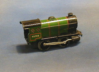 A Hornby Meccano Type 30 clock work engine