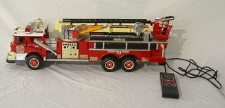 A Newbright model fire engine, 1988